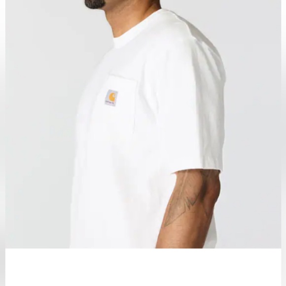 LOOSE FIT HEAVYWEIGHT SHORT-SLEEVE POCKET T-SHIRT - Picture 3 of 6